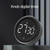 Digital Timer LCD Screen Electronic Rotation Timing Reminder Alarm Clock Study Stopwatch Kitchen Baking Magnetic Countdown Timer