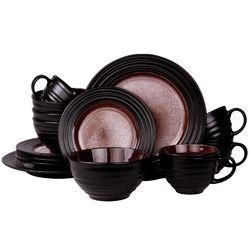 Elama's Liana 16-Piece Stoneware Dinnerware Set