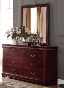 Louis Philippe Cherry Finish Mirror