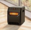 Space Heater for Indoor Use, 1500W Electric Infrared Heater with Thermostat, Portable Space Heater with UVC Air Purification and Remote Control for Of