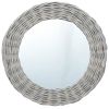 Mirror 27.6" Wicker