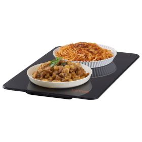 VEVOR Electric Warming Tray, 16.5" x 11" Portable Tempered Glass Heating Tray with Temperature Control (65-90¬∞C), Perfect for Dinner, Catering, House