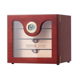 VEVOR 100 Cigar Humidor Cabinet Cedar Cigar Box Humidifier & Hygrometer & Shelve