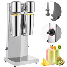 VEVOR Milkshake Maker Kit, Stainless Steel Electric Milkshake Maker, 180W Milkshake Machine, Double Head Classic Milkshake Maker with 800ml Cup