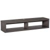 Wall Mounted TV Stand, Media Console Floating Storage Shelf for Living Room or Home Office, Dark Grey