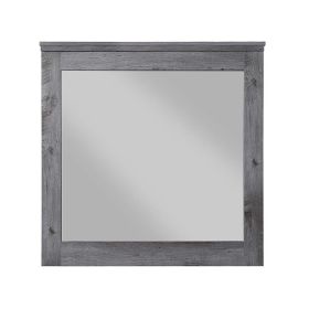 Vidalia Rustic Gray Oak Finish Mirror