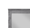 Vidalia Rustic Gray Oak Finish Mirror