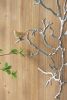 17x5.5x22" Metal Branch Wall Sculptures with Bird Accents, Set of 2