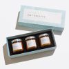 3 pcs Aromatherapy Scented Candles Just Breathe Candles Gift Set for Women Hand Poured Soy Wax with Essential Oils Glass Candle Set with Gift Box High