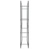 Firewood Rack Black 31.5"x9.8"x59.1" Steel