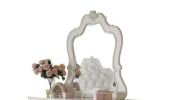 Edalene Pearl White Finish Mirror