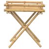 Folding Tray Table 23.6"x15.7"x26.8" Bamboo