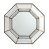 40" x 40" Oversized Silver Octagon Mirror, Mid-Century Modern Accent Mirror, for Living Room, Entryway, Bedroom, Hallway