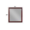 Louis Philippe Cherry Finish Mirror