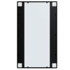 Wall Mirrors 3 pcs Black 39.4"x23.6" Metal