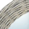 Mirror 27.6" Wicker