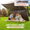 VEVOR Tarp Waterproof 16x20 ft, Plastic Poly Tarp Cover 10 Mil, Multi Purpose Tear UV and Temperature Resistant Outdoor Tarpaulin with High Durability