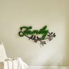 FAMILY Letter Art Moss Wall Decor