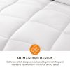 Bedding Polyester Comforter Duvet Insert, Quilted Comforter with Corner Tabs, Box Stitched Alternative Comforter with Ultra Soft Fiber Material, All S