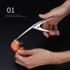 Shrimp Peeler Kitchen Appliances Portable Stainless Steel Shrimp Deveiner Lobster Practical Food Service Supplies Fishing Knife Tools