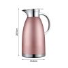 Soga 2.3L Rose Color 3-Layer Vacuum Insulated Stainless Steel Flask  Ideal for Home and office Office