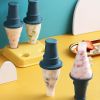 4pcs Ice Cream Molds Shapes; Frozen Ice Popsicle Maker