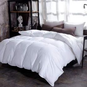 Down Duvet, Winter Duvet, Goose Down Duvet Core, Air Conditioner (Option: White-200x230cm-4)