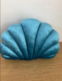 Simulation Shell Pillow Cushion Doll Nap Pillow (Option: Royal blue-M)