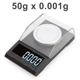 High Precision Digital Carat Scale | 0.001g Jewelry & Lab Balance (Color: 50g 0.001g, Ships From: China)