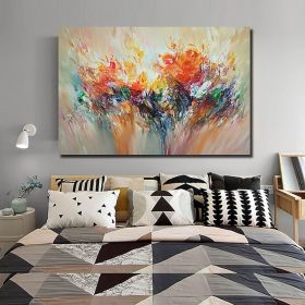 Handmade Abstract Flower Landscape Oil Painting | Wall Art (size: 50x70cm)