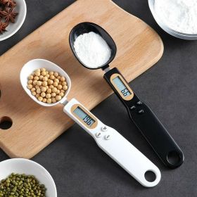 Electronic Kitchen Scale | LCD Digital Measuring Spoon (Color: White)