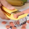 Stainless Steel Banana & Sausage Slicer | Kitchen Cutting Tool