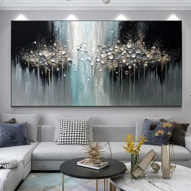 Handmade Abstract Texture Oil Painting | Minimalist Canvas Wall Art (Style: 1, size: 70x140cm)