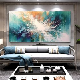 Hand-Painted Abstract Oil Painting on Canvas | Large Contemporary Art (Style: 1, size: 60x120cm)