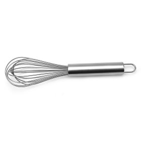 1pc Stainless Steel Balloon Whisk | Blending & Stirring Mixer (size: 10in Stainless Steel Egg Beater)