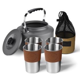 Camp Kitchen Supplies with Cup Bag for Outdoor Adventures (Color: As pic show, type: Style A)