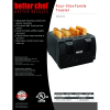 Better Chef 4-Slice Dual Control Toaster | Wide Slot Design