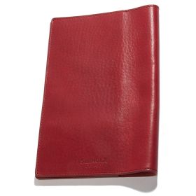 Shinola Detroit Premium Leather Understated Medium Journal Cover (Color: Lollipop Red)