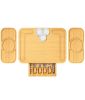 Natural Bamboo Cutting Board | Bamboo Cheese Board Set