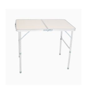 Camping Folding Table for Travel & Beach Party (Color: White A, type: Camping Table)