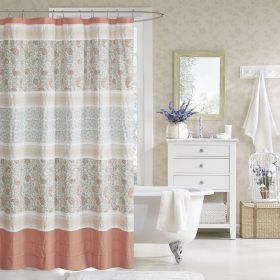 Cotton Shower Curtain (Color: as Pic)