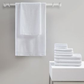 100% Cotton Quick Dry 12 Piece Bath Towel Set (Color: as Pic)