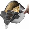 1pc Silicone Clip-On Pot & Pasta Strainer | Adjustable Kitchen Tool