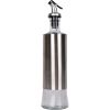 1pc Glass Oil & Seasoning Bottle with Stainless Steel Sheath