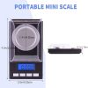 Milligram Scale USB Powered - Mg/ Gram Scale; Precision Digital Pocket Carat Scale Electronic Jewelry Scales For Powder Medicine/ Jewelry/ Reloading/