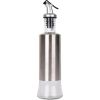 1pc Glass Oil & Seasoning Bottle with Stainless Steel Sheath