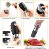 Electric Salt & Pepper Grinders | Stainless Steel Automatic Spice Mill