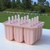 1pc Silicone Popsicle Mold with Wooden Sticks | Mini Ice Cream Maker