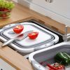 Multifunctional Folding Chopping Board & Washing Basin | RV Kitchen