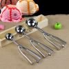 1pc Stainless Steel Ice Cream & Fruit Scoop | Durable Kitchen Tool